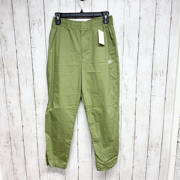 Nike Pants Men Size Small Green Unlined Pull On Jogger Elastic Waist Athletic - Picture 1 of 7